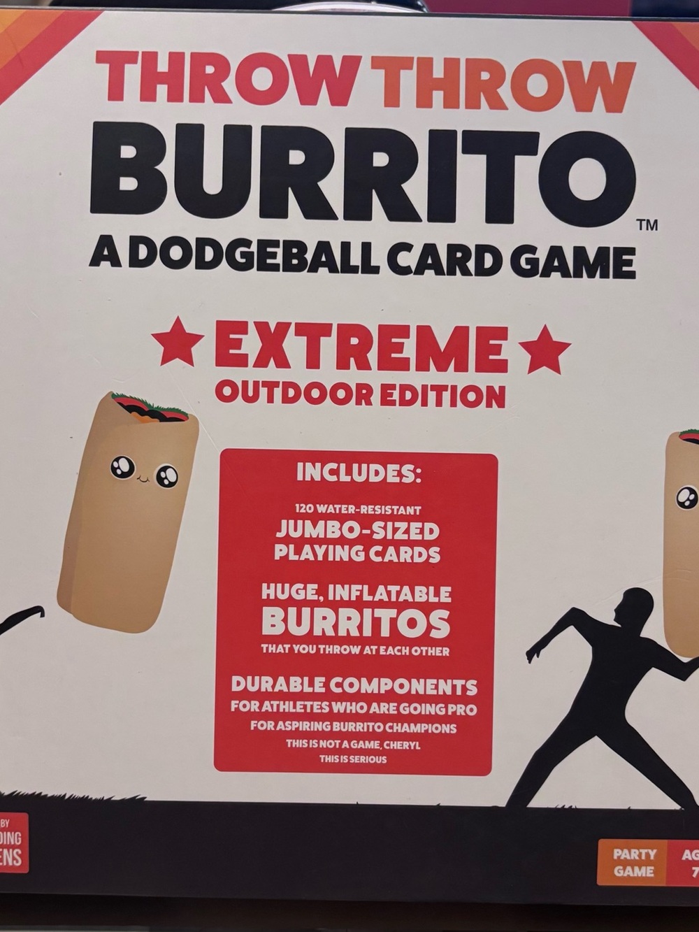 Throw Throw Burrito Extreme Outdoor inflatable Edition -